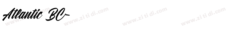 Atlantic BC字体转换